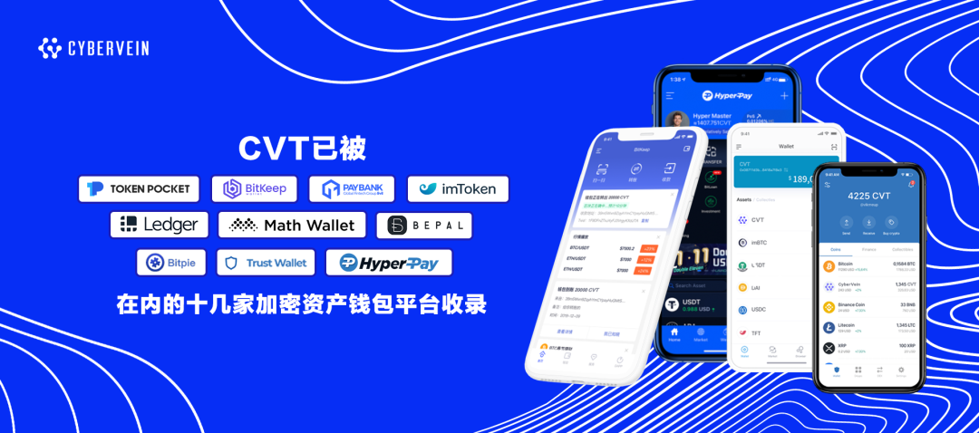 CyberVein 专用加密货币 CVT：实现数据资产化，多平台上线与钱包收录